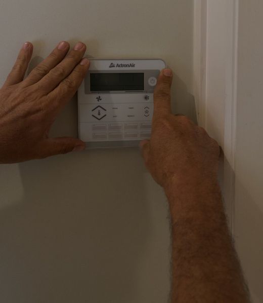 Out with the old ActronAir controls - Changeover · St Ives